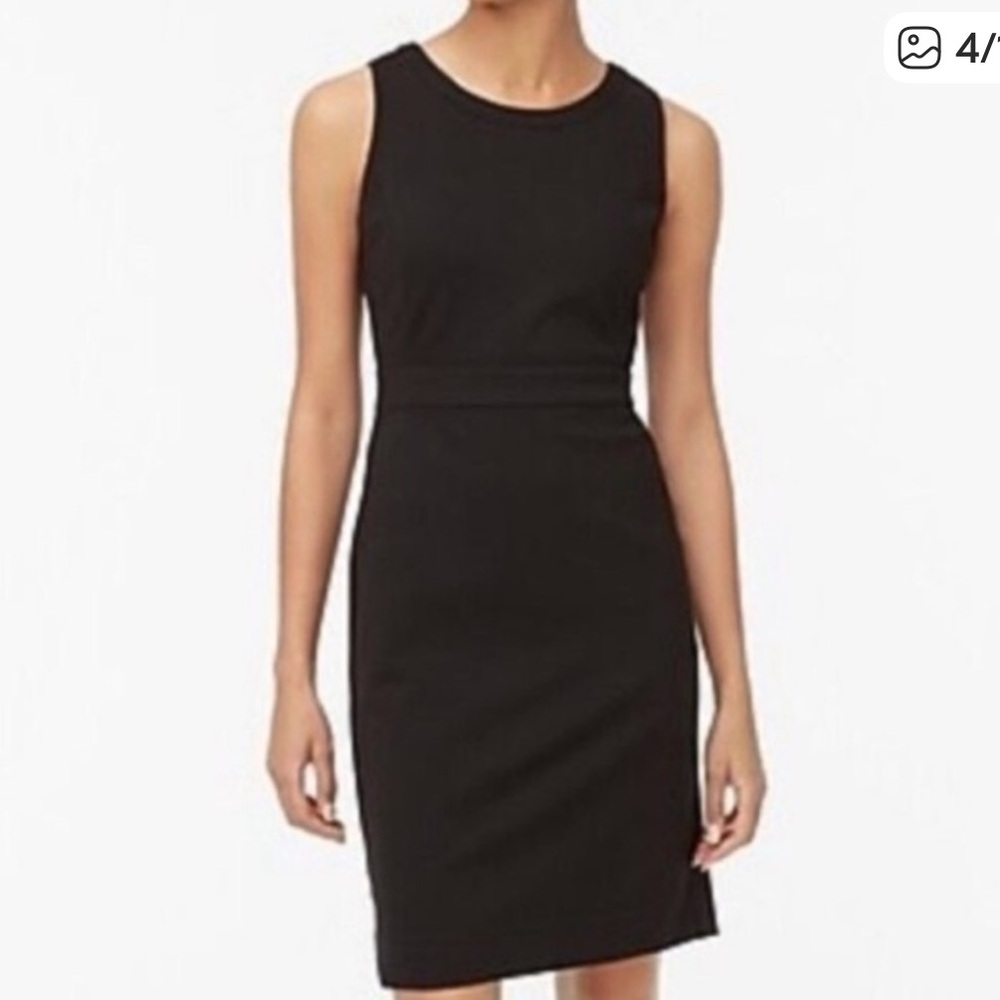 Business Elegant Black Midi Dress